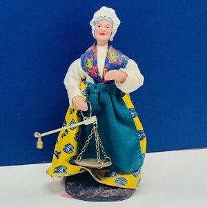 Santons Florence figurine Italy France doll vtg